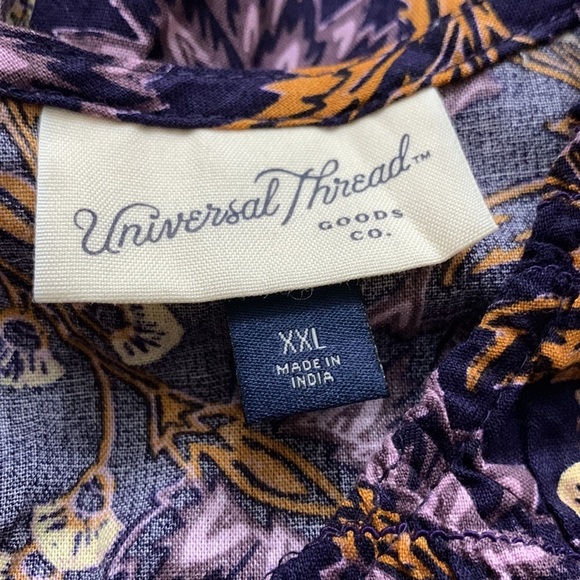 Universal Thread Women's Puff Long Sleeve Smocked Blouse - Picture 8 of 14